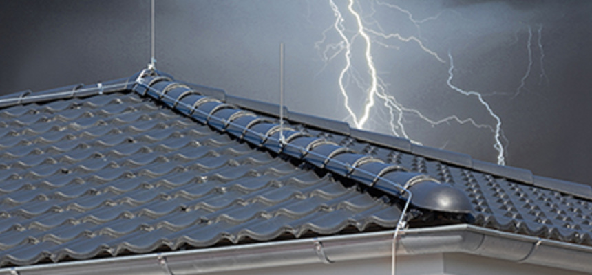 Äußerer Blitzschutz bei Elektro Krebs GmbH in Büttelborn