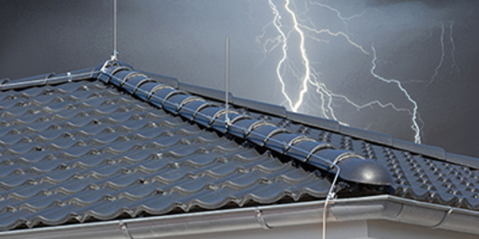 Äußerer Blitzschutz bei Elektro Krebs GmbH in Büttelborn